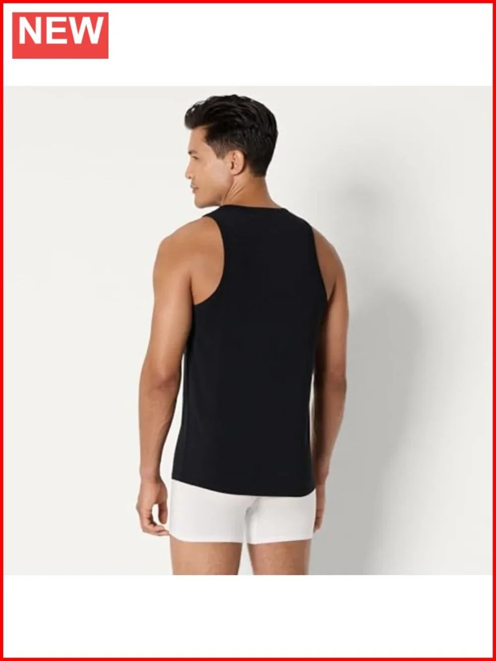 Sleeveless Super Soft Modal Undershirt Pack of 2 Slim Fit